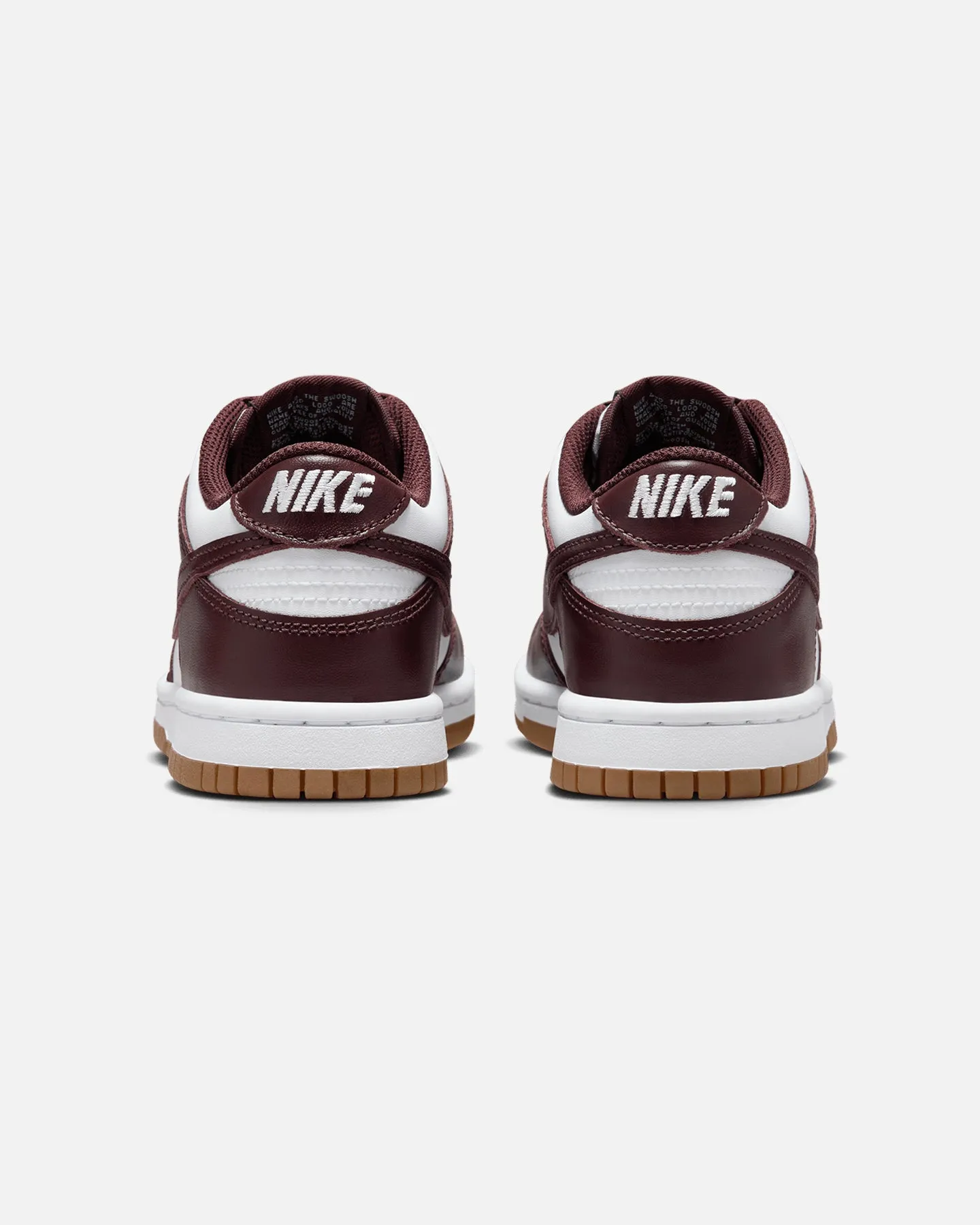 Nike Kids' Dunk Low (GS) White/Burgundy