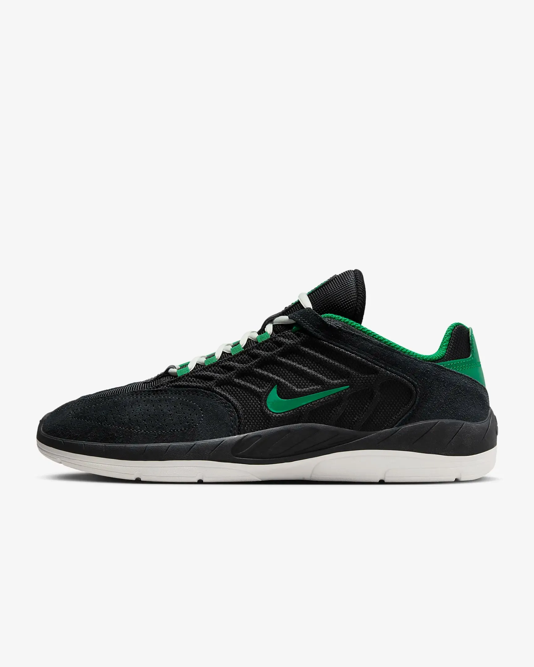 Nike SB "Vertebrae" Men's Sneakers - Black/Black/Summit White/Malachite