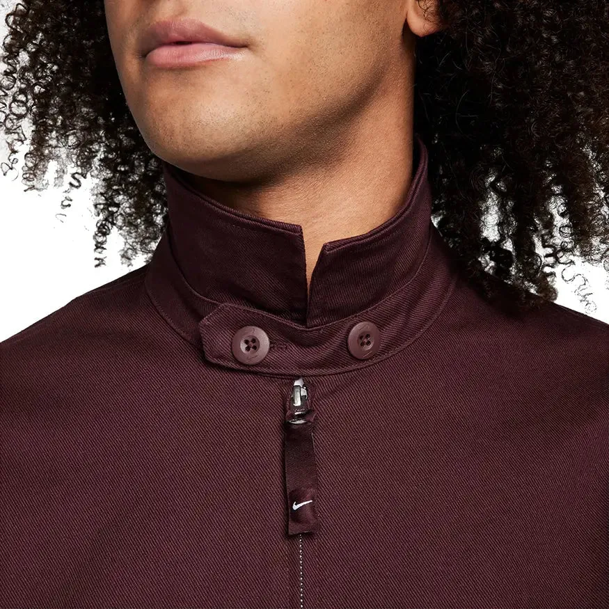 Nike SB Woven Twill Premium Skate Jacket Burgundy Crush