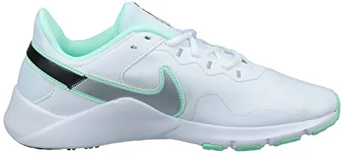 Nike W Legend Essential 2-CQ9545-102-6-WHITE/METALLIC Silver-Mint Foam-Black