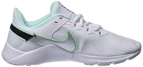 Nike W Legend Essential 2-CQ9545-102-6-WHITE/METALLIC Silver-Mint Foam-Black