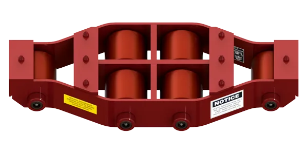 Non Tilt Rigid Utility Skate HUM-HD-15-P | 7.5 Ton Capacity - Polyurethane Rollers