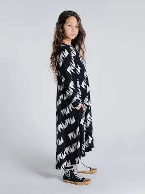 Nununu High Low Patterned Dress