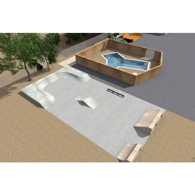 OC Ramp Quarter Pipe Ramp – 6 Foot Wide