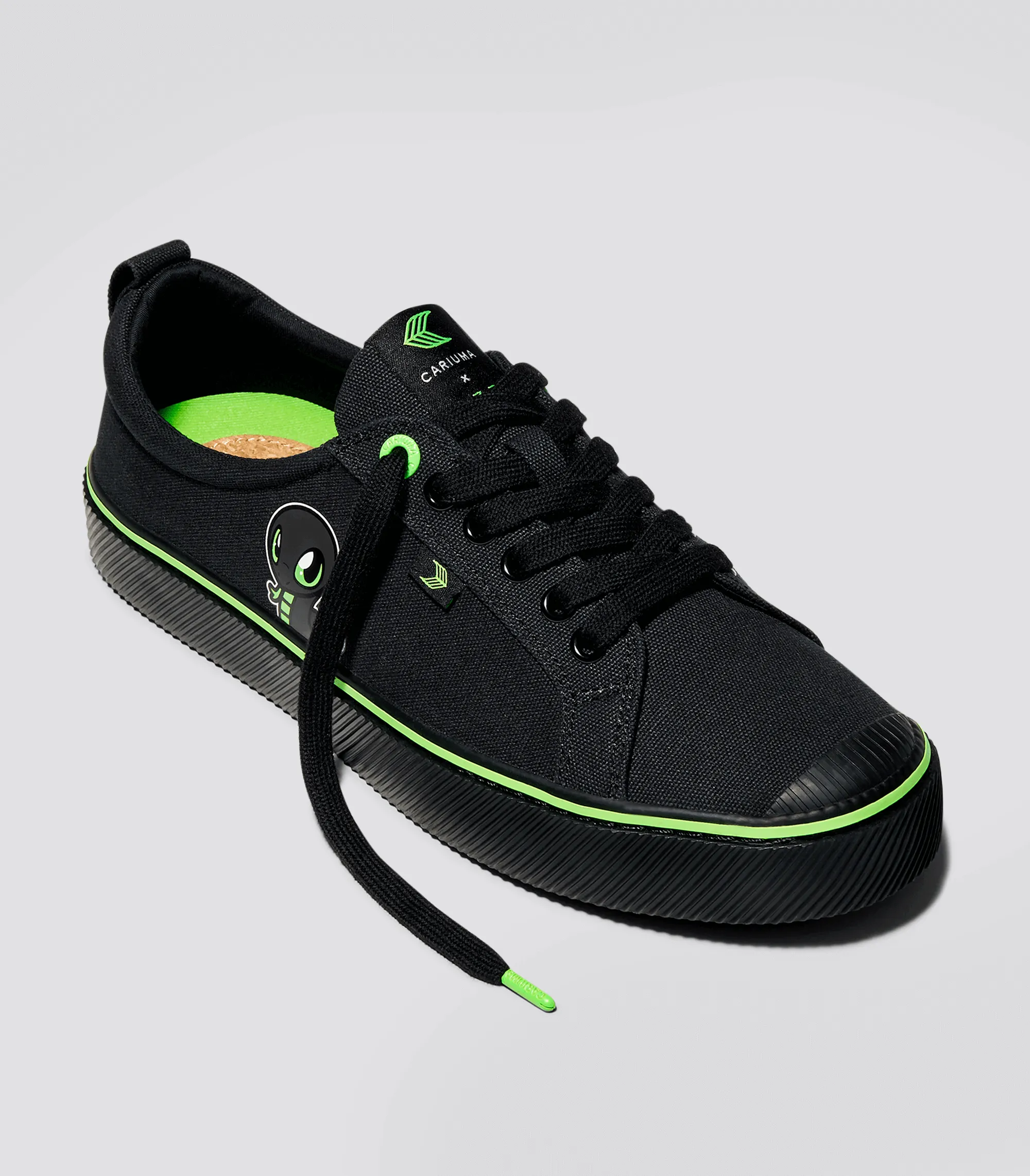 OCA Low Razer All Black Canvas Sneaker Men