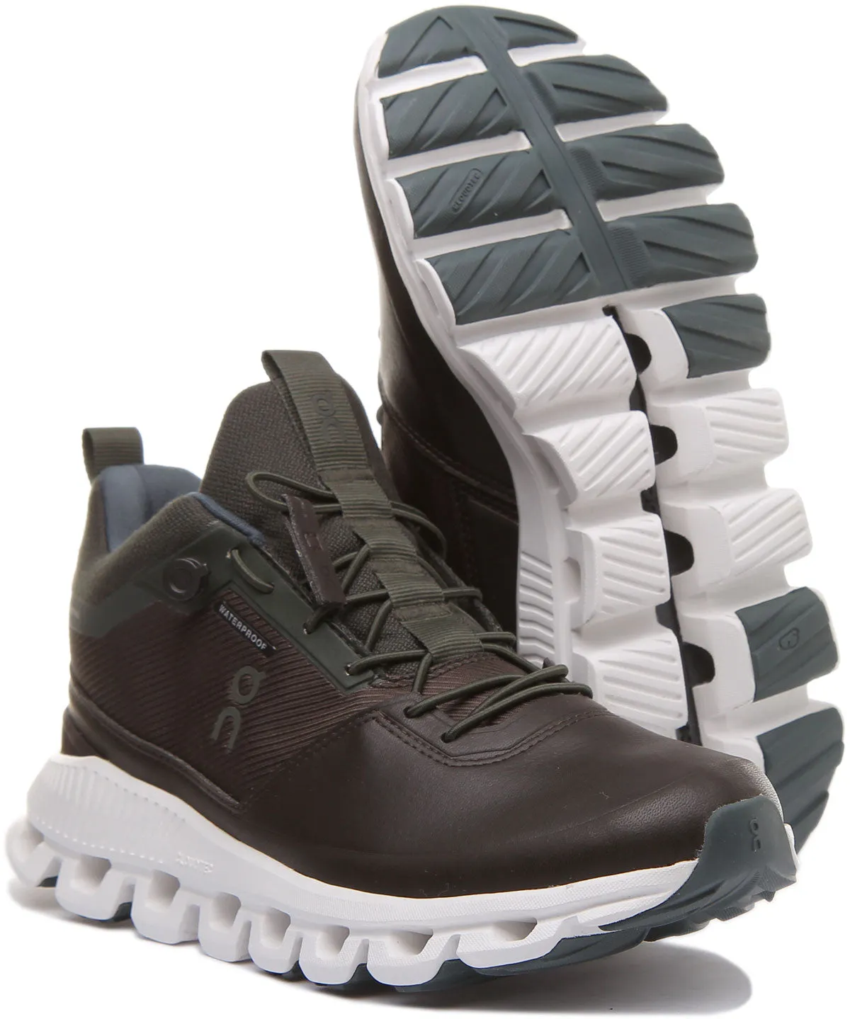 On Running Cloud Hi In Brown For Womens