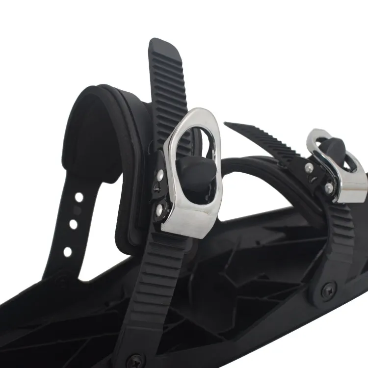 One Pair Outdoor Sports Mini Ski Shoes Ski Board, Size: One Size (Black)