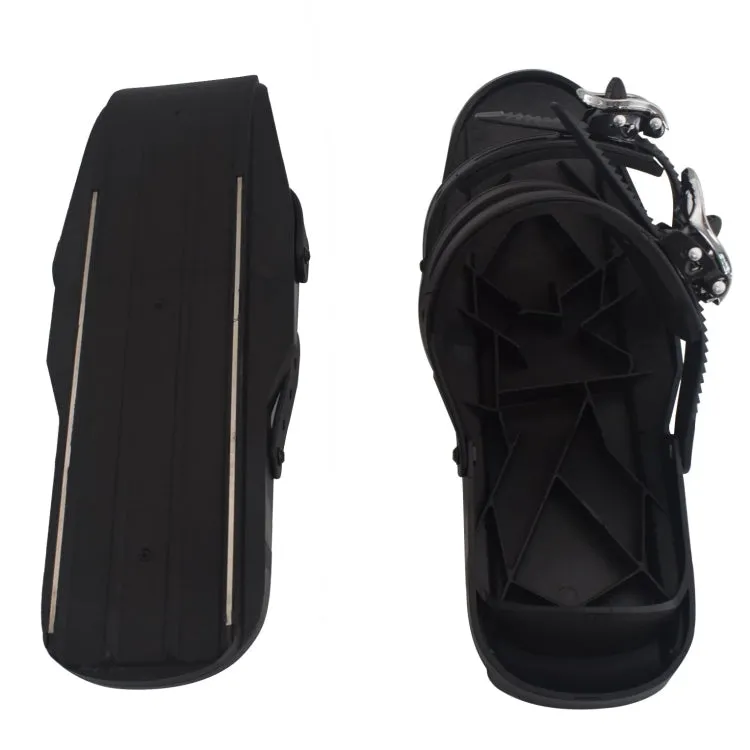 One Pair Outdoor Sports Mini Ski Shoes Ski Board, Size: One Size (Black)