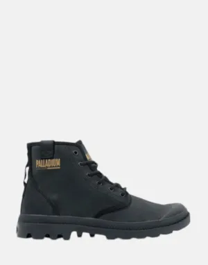 Palladium Pampa Hi Coated Black Boots