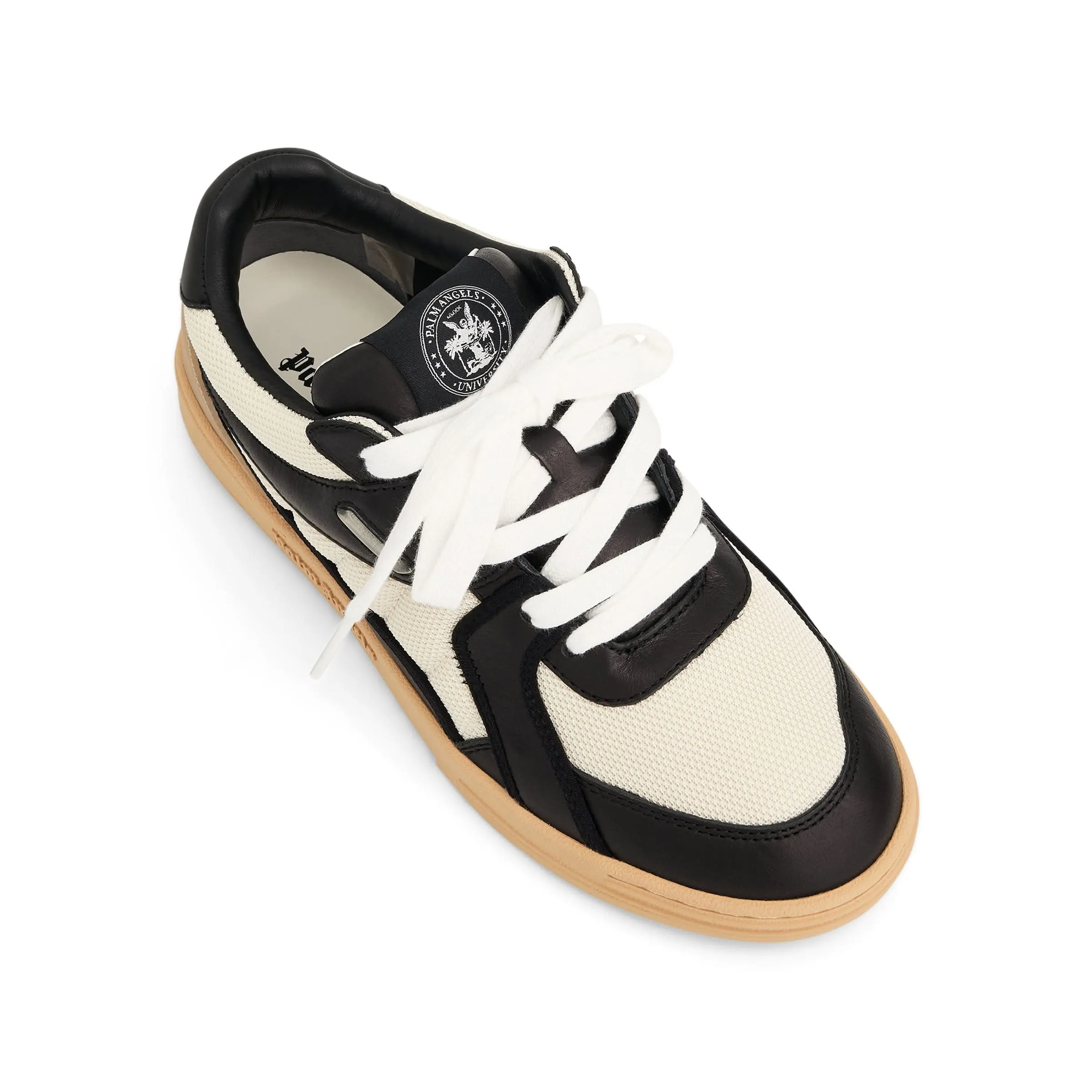 Palm University New York Low-top Sneaker in White/Black