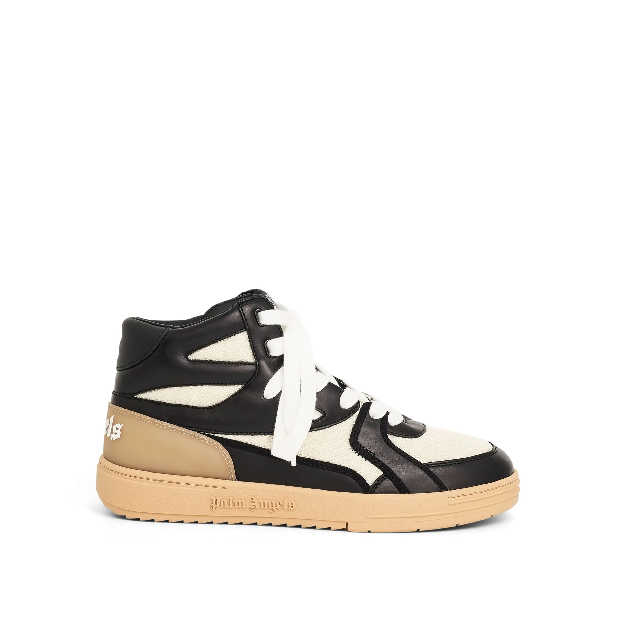 Palm University New York Mid-top Sneaker in White/Black