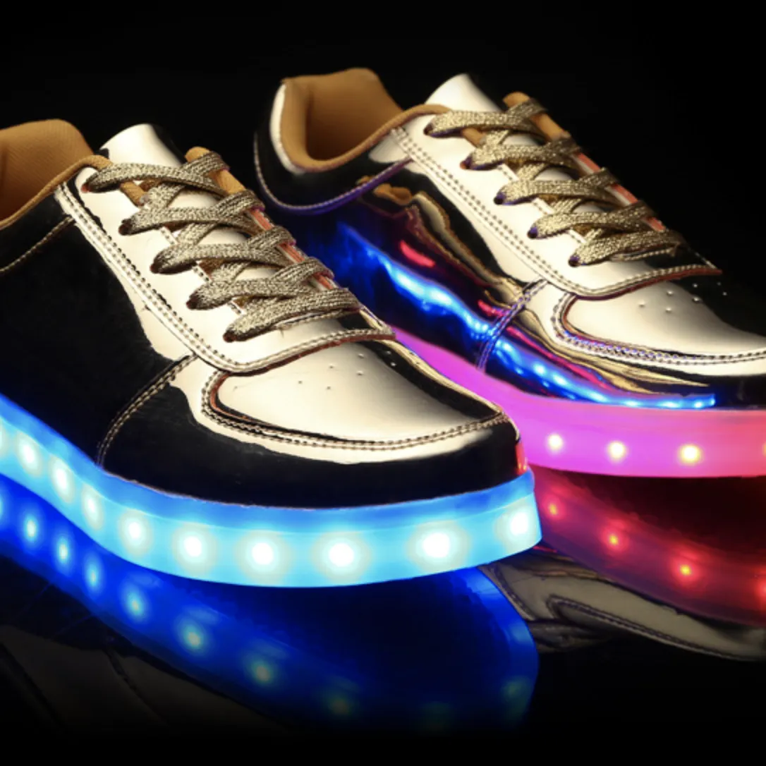 Party Led Shoes Golden  | Dancing Led Light Shoes  | Kids Led Light Shoes  | Led Light Shoes For Men & Women  | Led Light Shoes For Girls & Boys