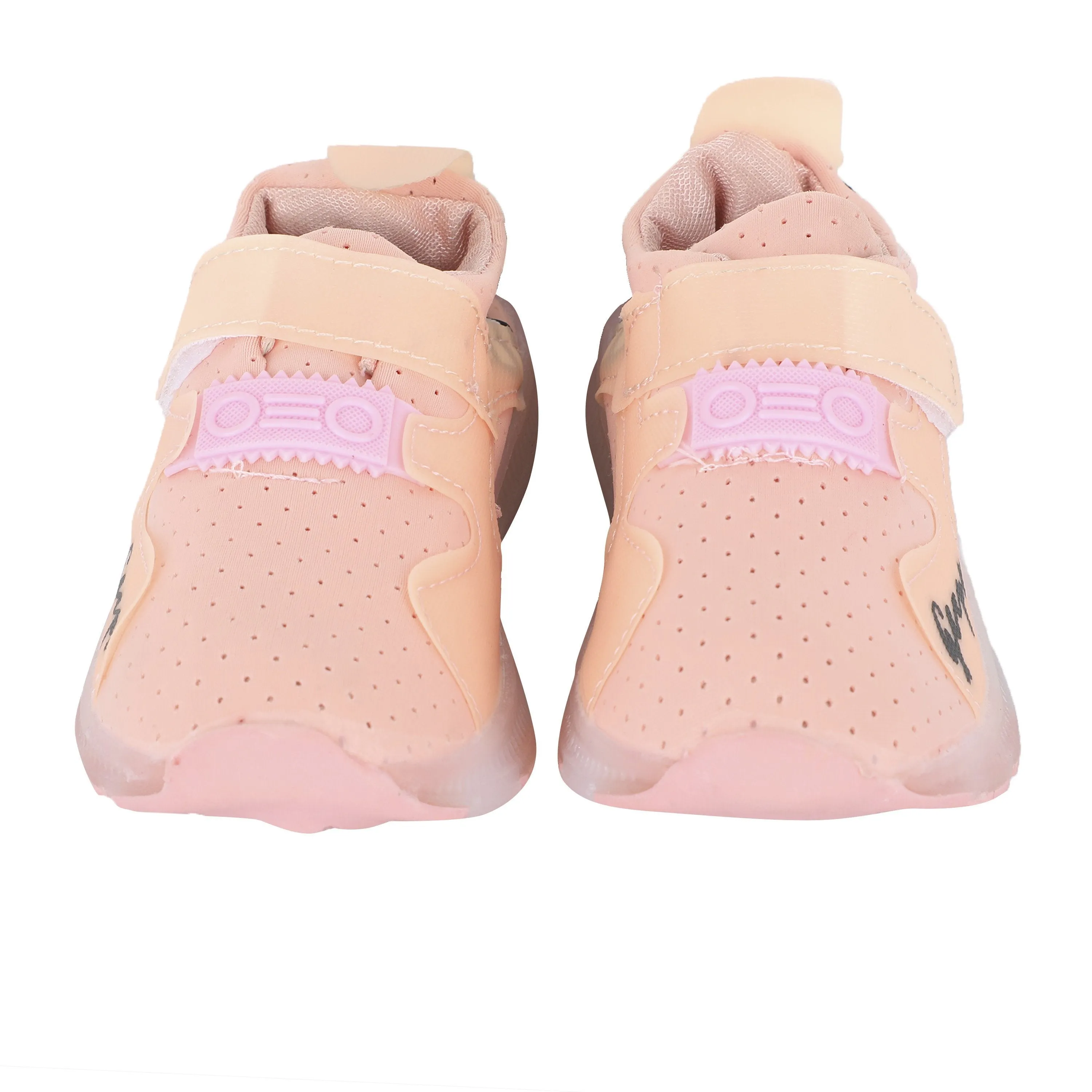 Pink LED Velcro Shoes