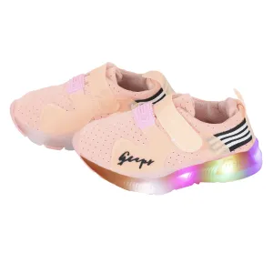 Pink LED Velcro Shoes