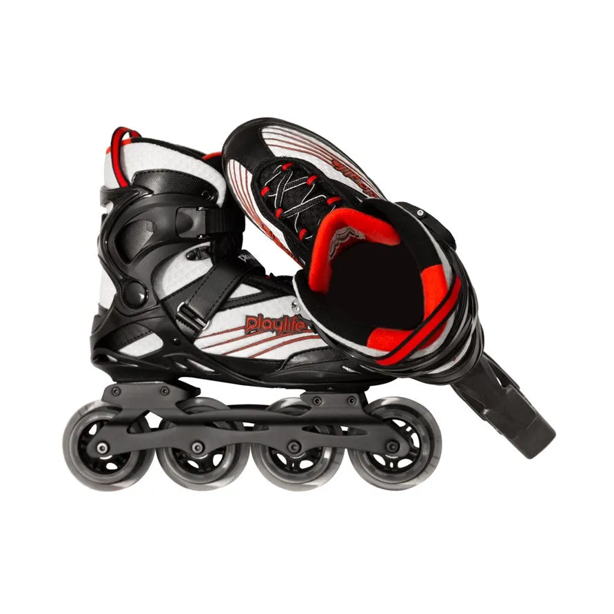 PlayLife Flyte Black Red 84 Inline Skates