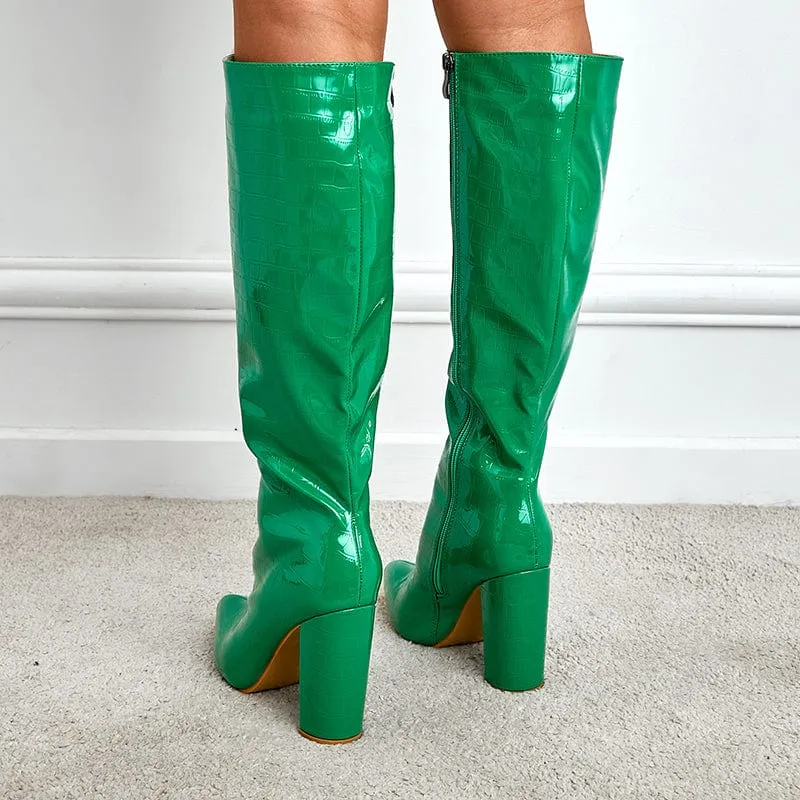 Pointed Heeled Boots