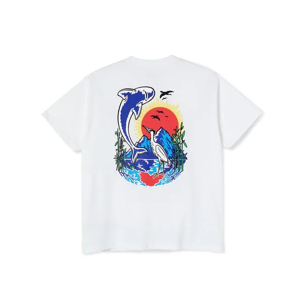 Polar Skate Co Mt Fuji T-Shirt - White