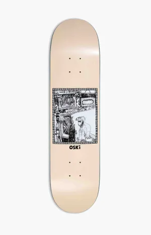 Polar Skate Co Oskar Rosenberg Gorilla King Cream Skateboard Deck, 7.875"