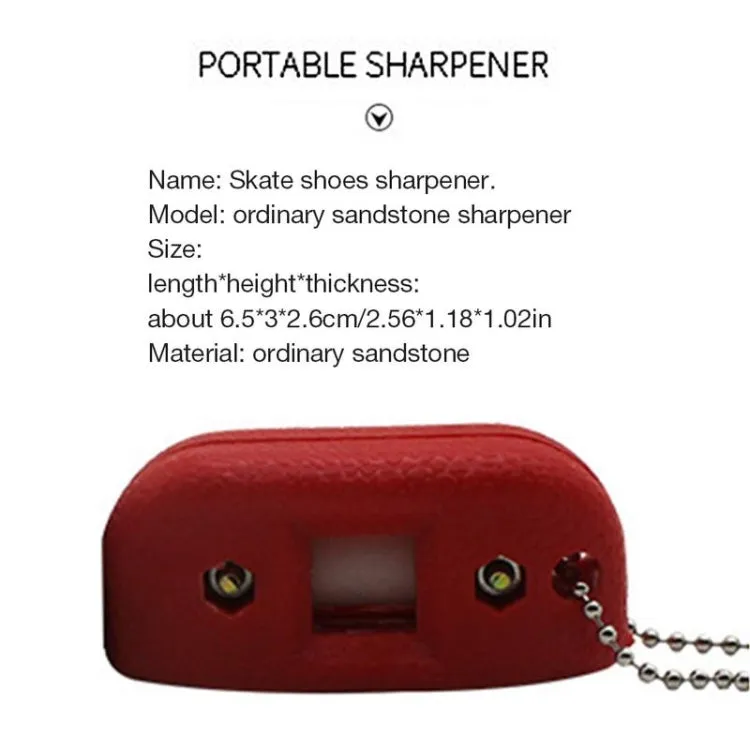 Portable Sander Knife Sharpener for Skate Shoes(Red)