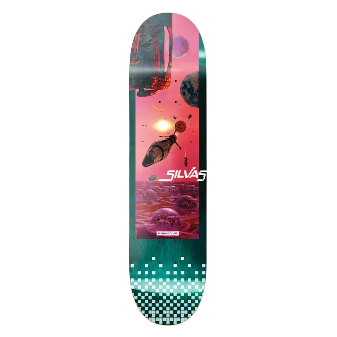 Primitive 8.0 Silvas New Worlds Deck - Multi