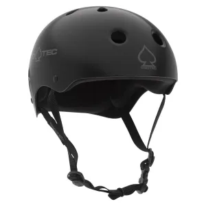 Pro-Tec Classic Matte Black Skateboard Longboard Helmet