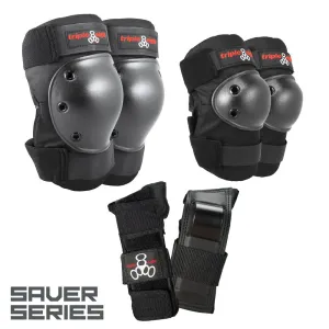 Protective Gear (Skate) - T8 - Saver High Impact 3 pack - Black