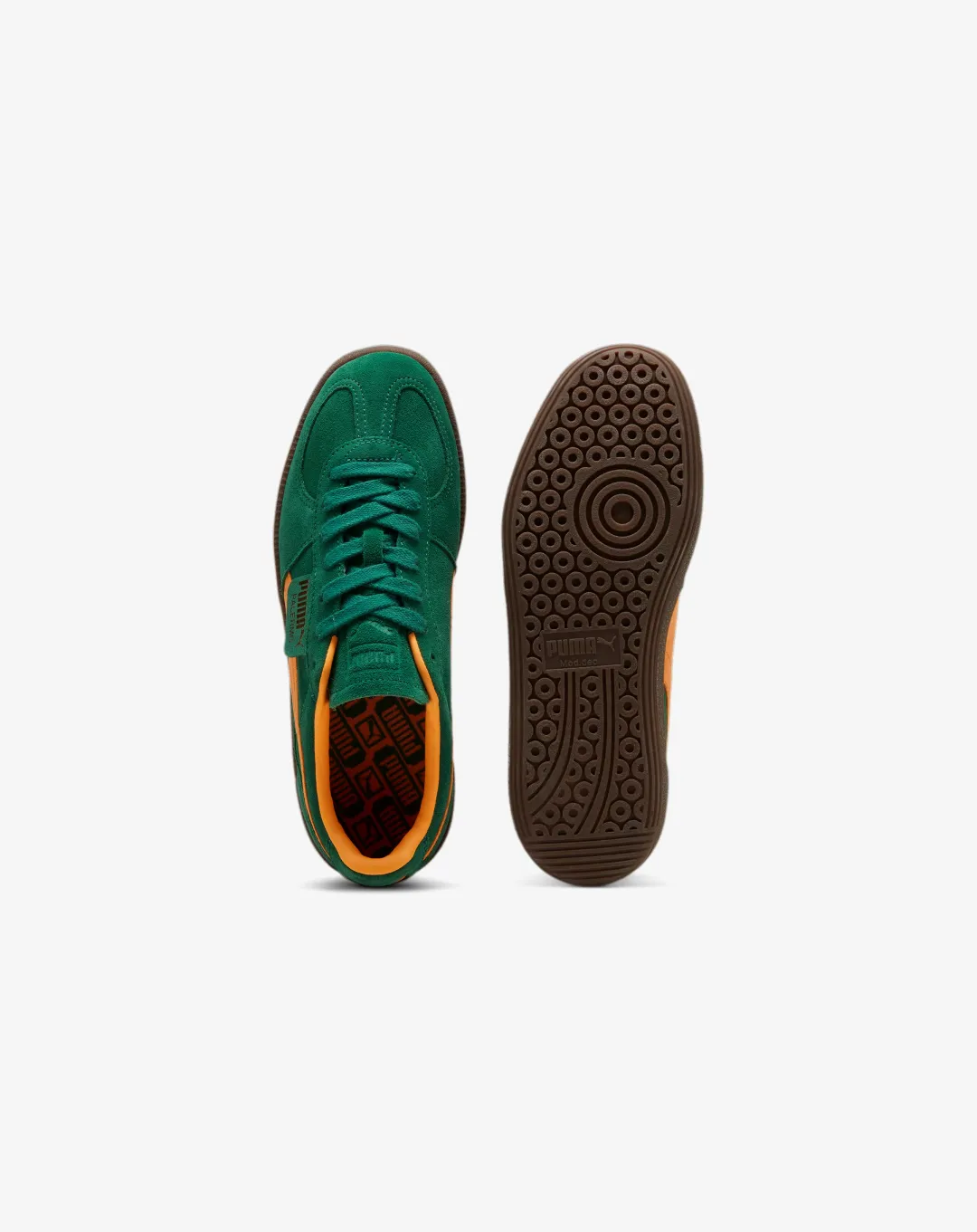 Puma Palermo 'Vine-Clementine- Mustard Green’ Sneakers