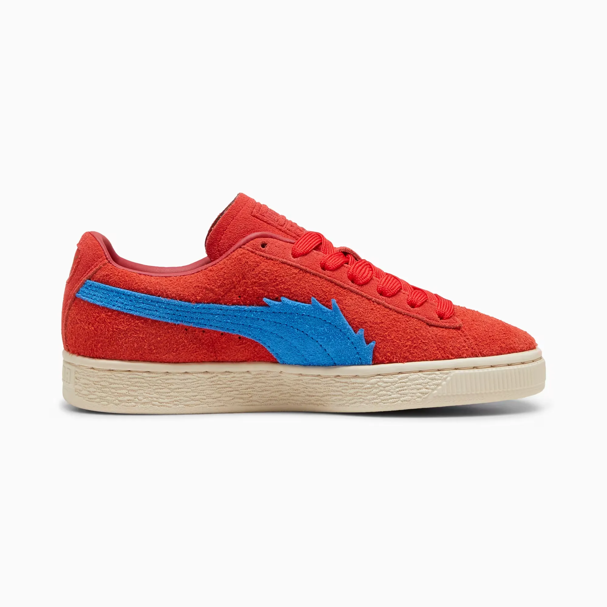 PUMA x ONE PIECE Suede Buggy Big Kids' Sneakers (For All Time Red-Ultra Blue)