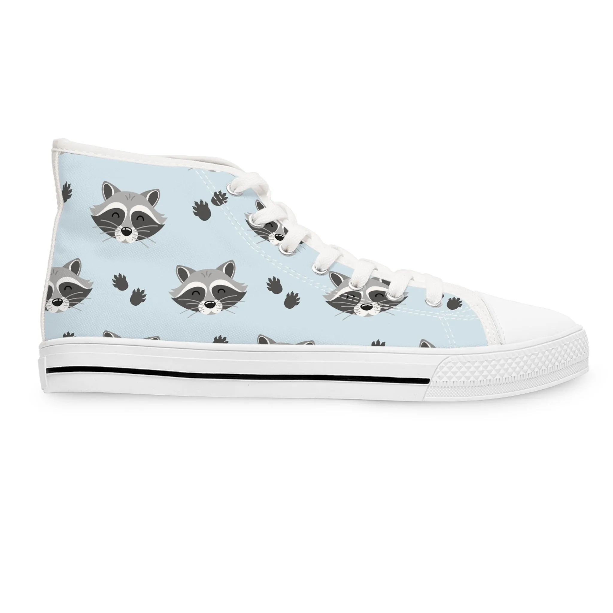 Raccoon Women's High Top Sneakers