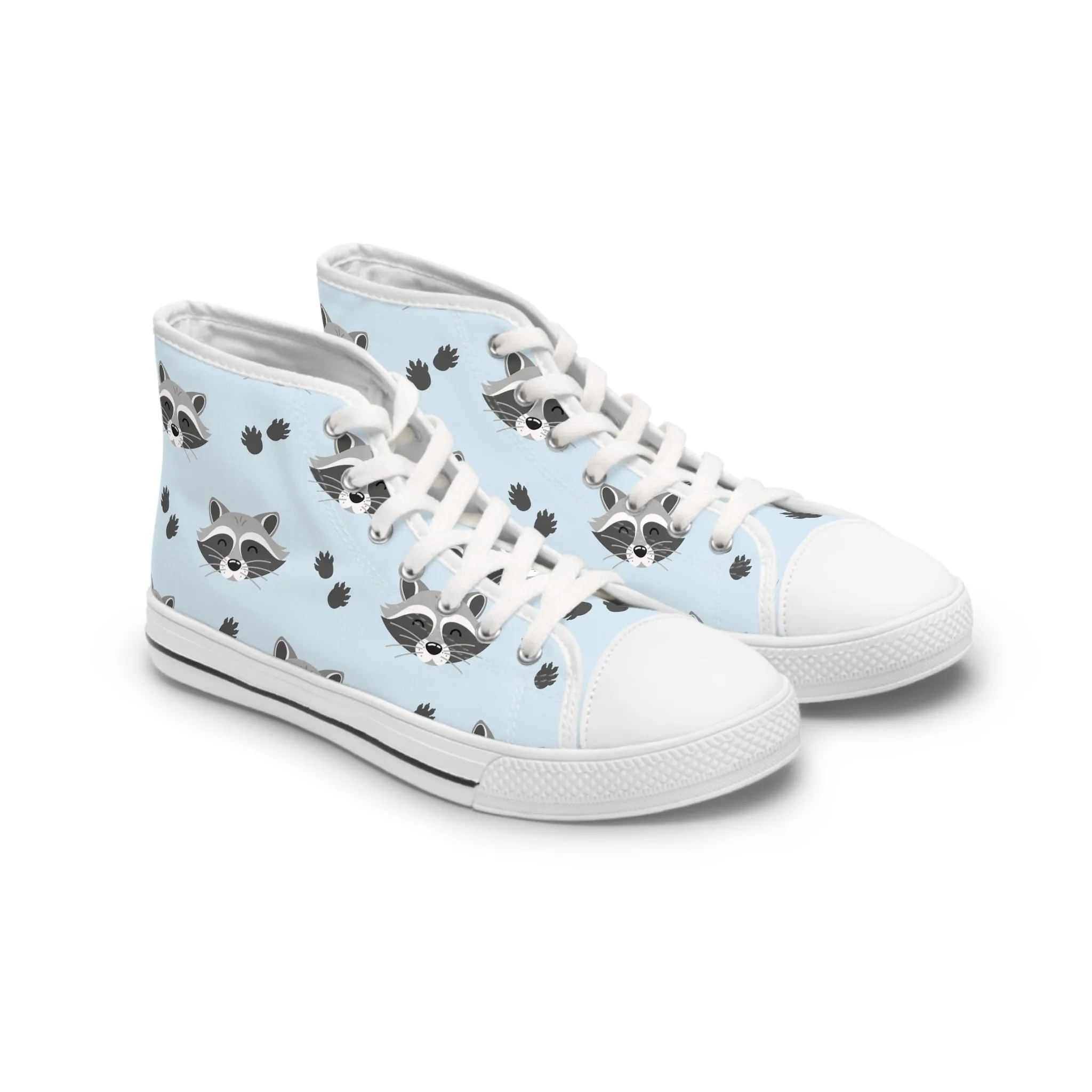 Raccoon Women's High Top Sneakers