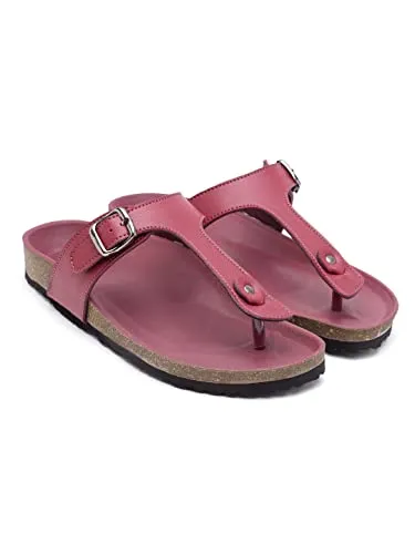 REFOAM OWRFMO-01(W) Women's Outdoor | Trendy | Stylish Maroon Synthetic Leather Casual Sandal