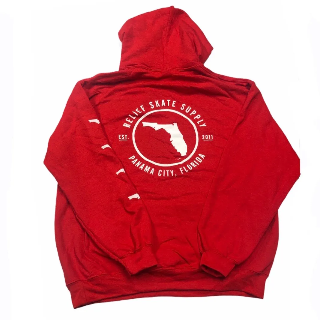 Relief Florida Hoody Red