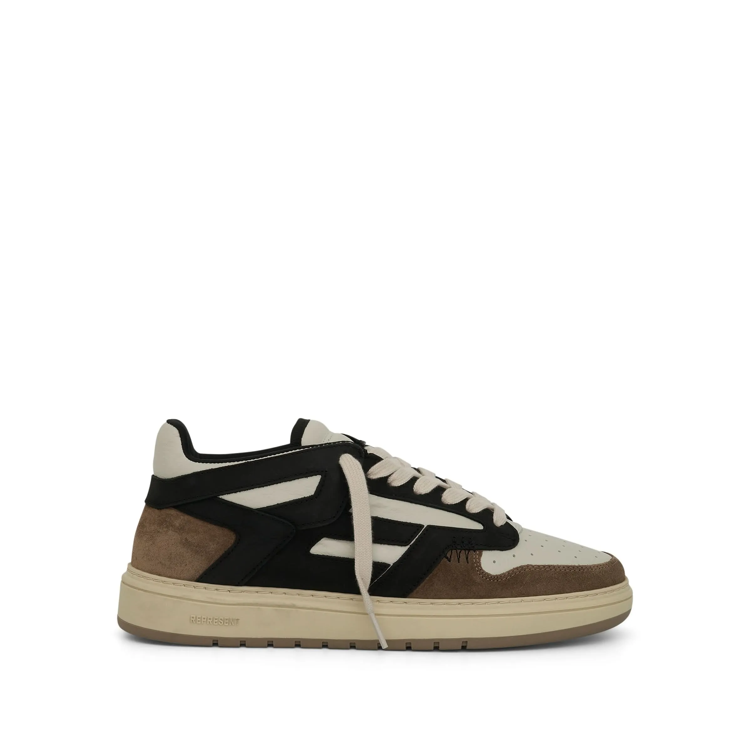 Reptor Low Sneaker in Mushroom/Black