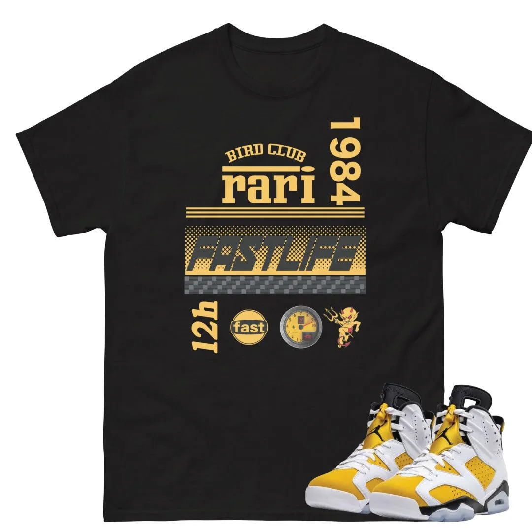 Retro 6 Yellow Ochre "Rari" Shirt