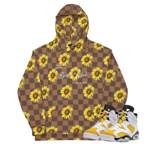 Retro 6 Yellow Ochre "Sunflower" Hoodie