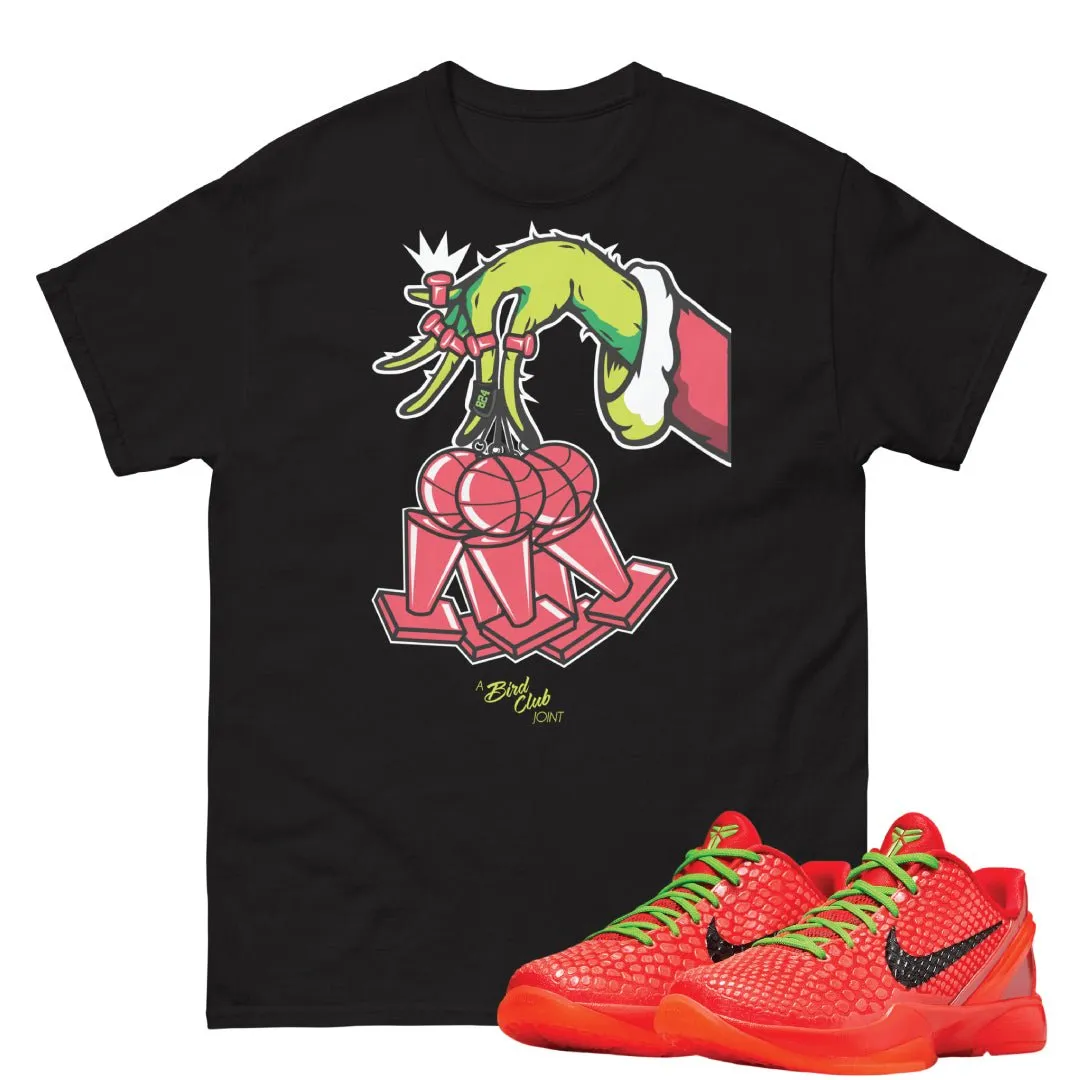 Reverse Grinch Kobe 6 Protro Championships Shirt