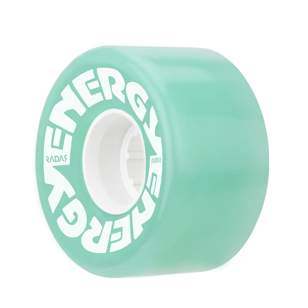 Riedell Radar Energy 78a 57mm Aqua (Set of 4) Roller Skate Wheels