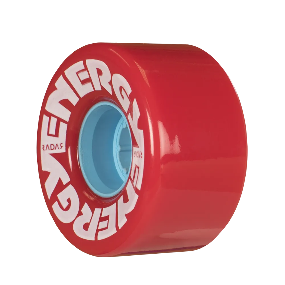 Riedell Radar Energy 78a 57mm Red (Set of 4) Roller Skate Wheels