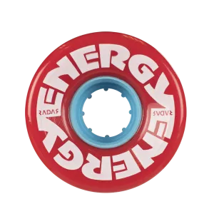 Riedell Radar Energy 78a 57mm Red (Set of 4) Roller Skate Wheels