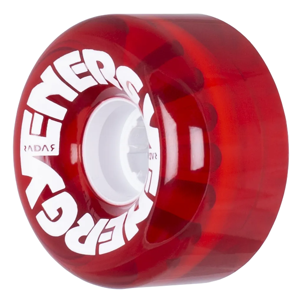 Riedell Radar Energy 78a 65mm Red (Set of 4) Roller Skate Wheels