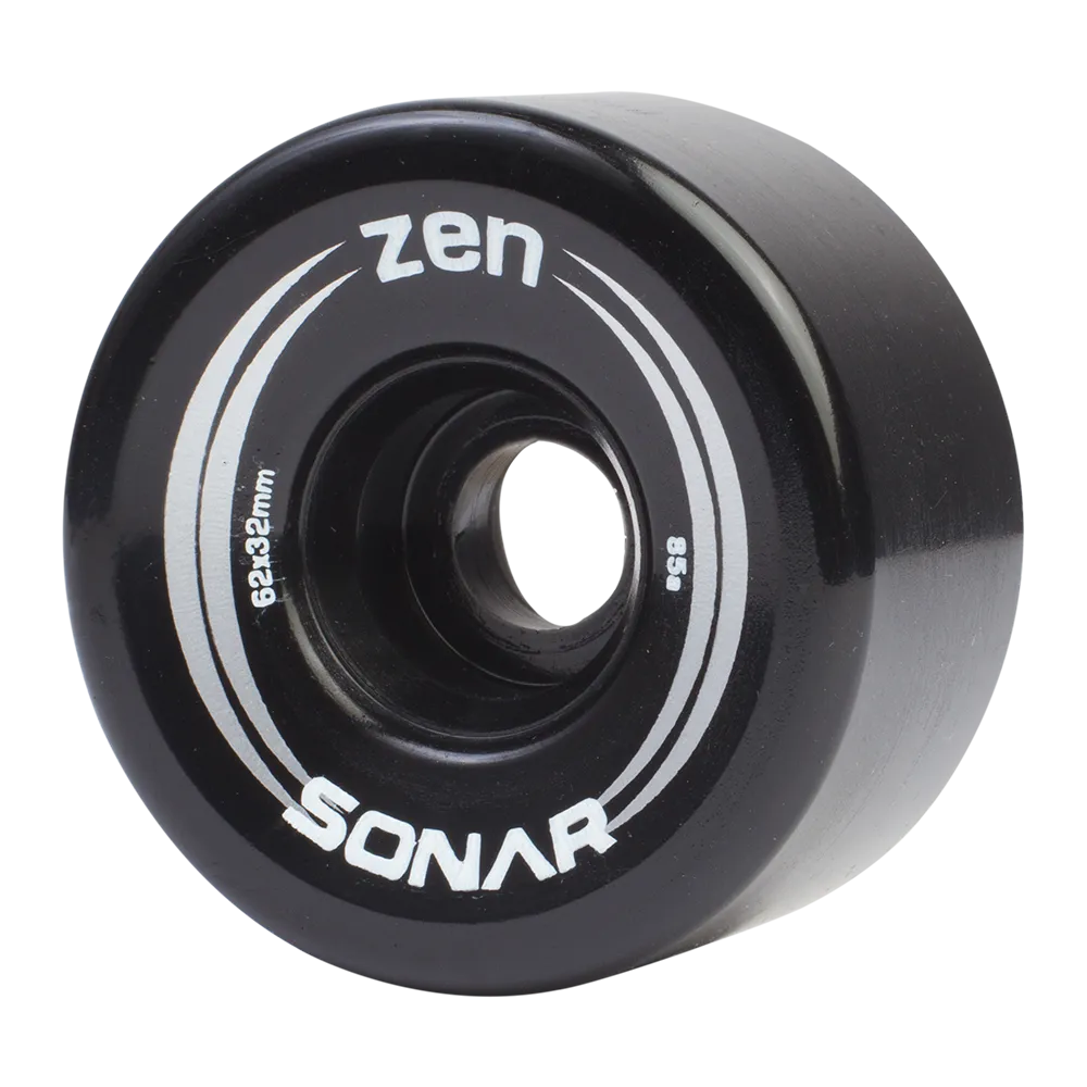 Riedell Skates Sonar Zen 62mm Outdoor Skate Wheels (Set of 4)