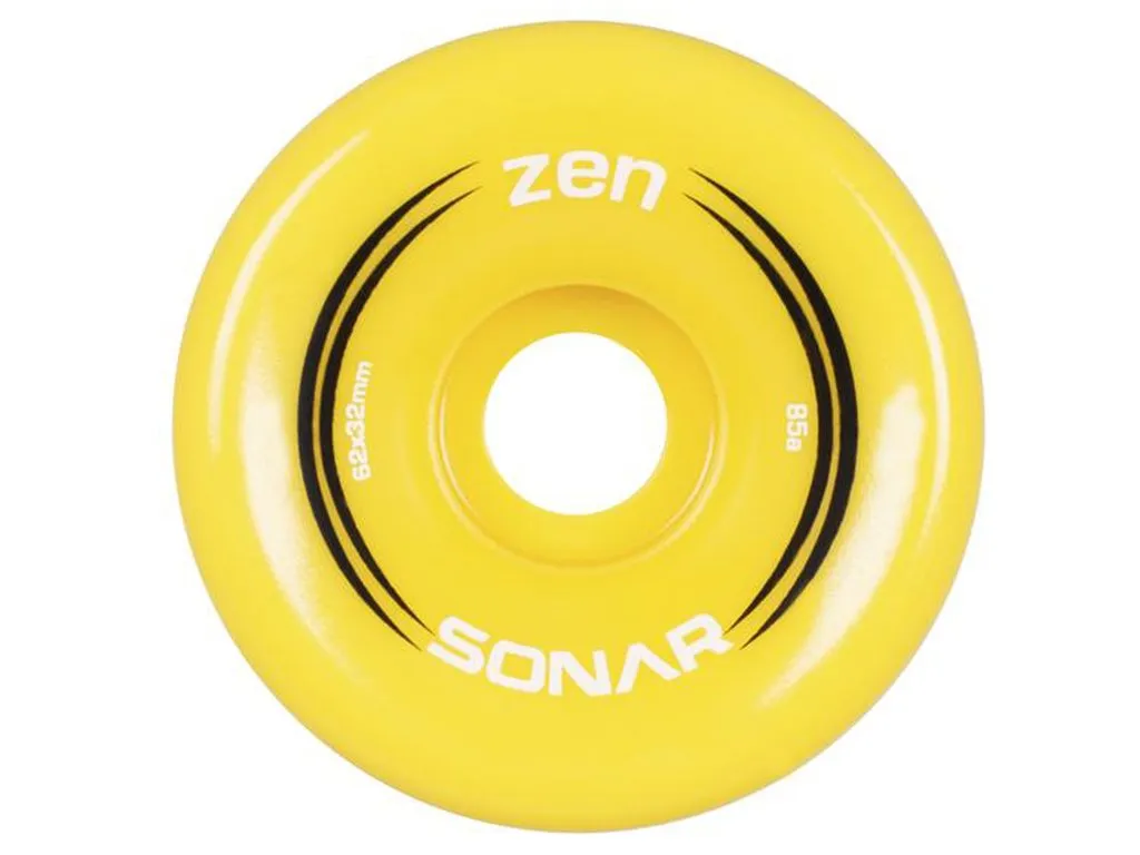 Riedell Skates Sonar Zen 62mm Outdoor Skate Wheels (Set of 4)