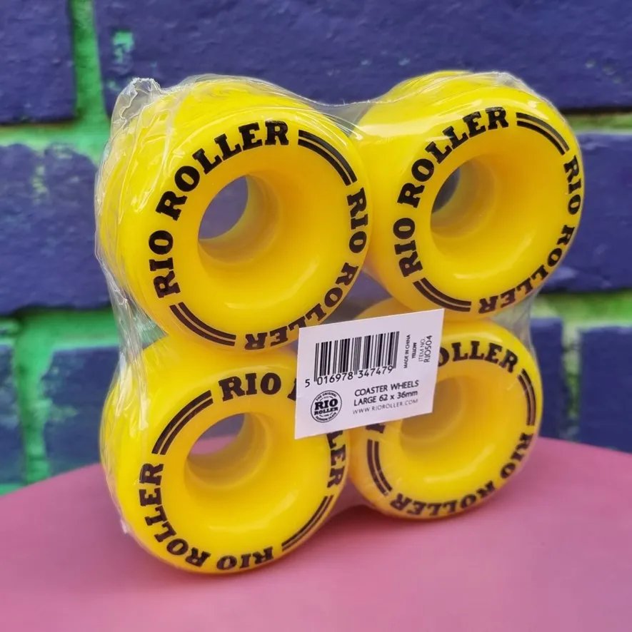 Rio Roller Coaster Wheels 62mm 82A - 4 Pack