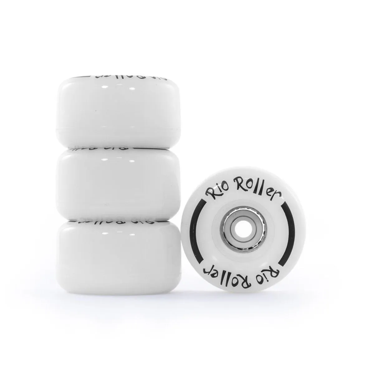 Rio Roller Light Up Wheels White 82A - 4 Pack