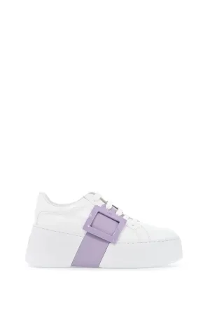 Roger Vivier Leather Viv' Skate Sneakers (Size - 38)