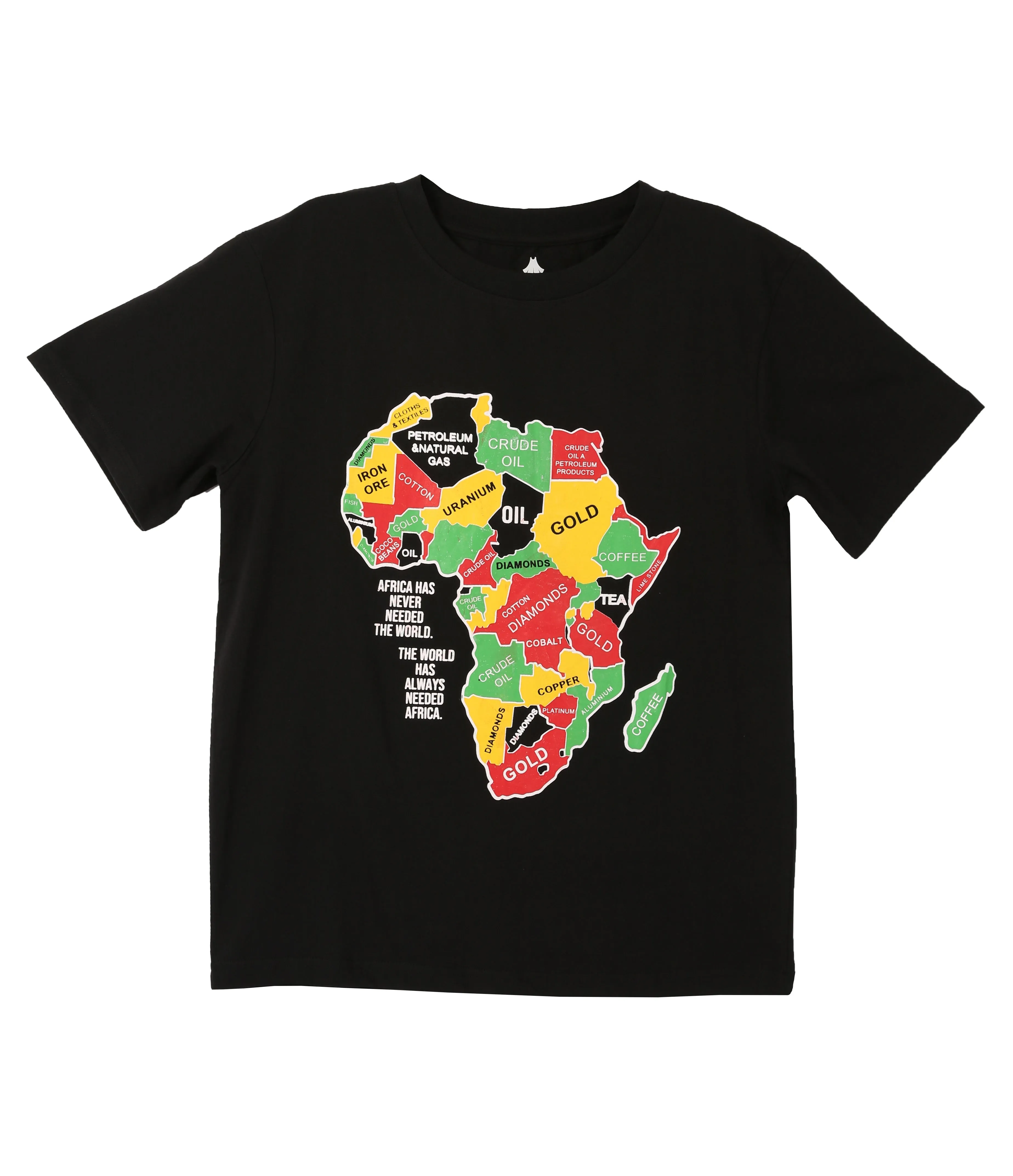 Sakkas Esi Unisex African American T-shirt Printed Kente Tee Short Sleeve