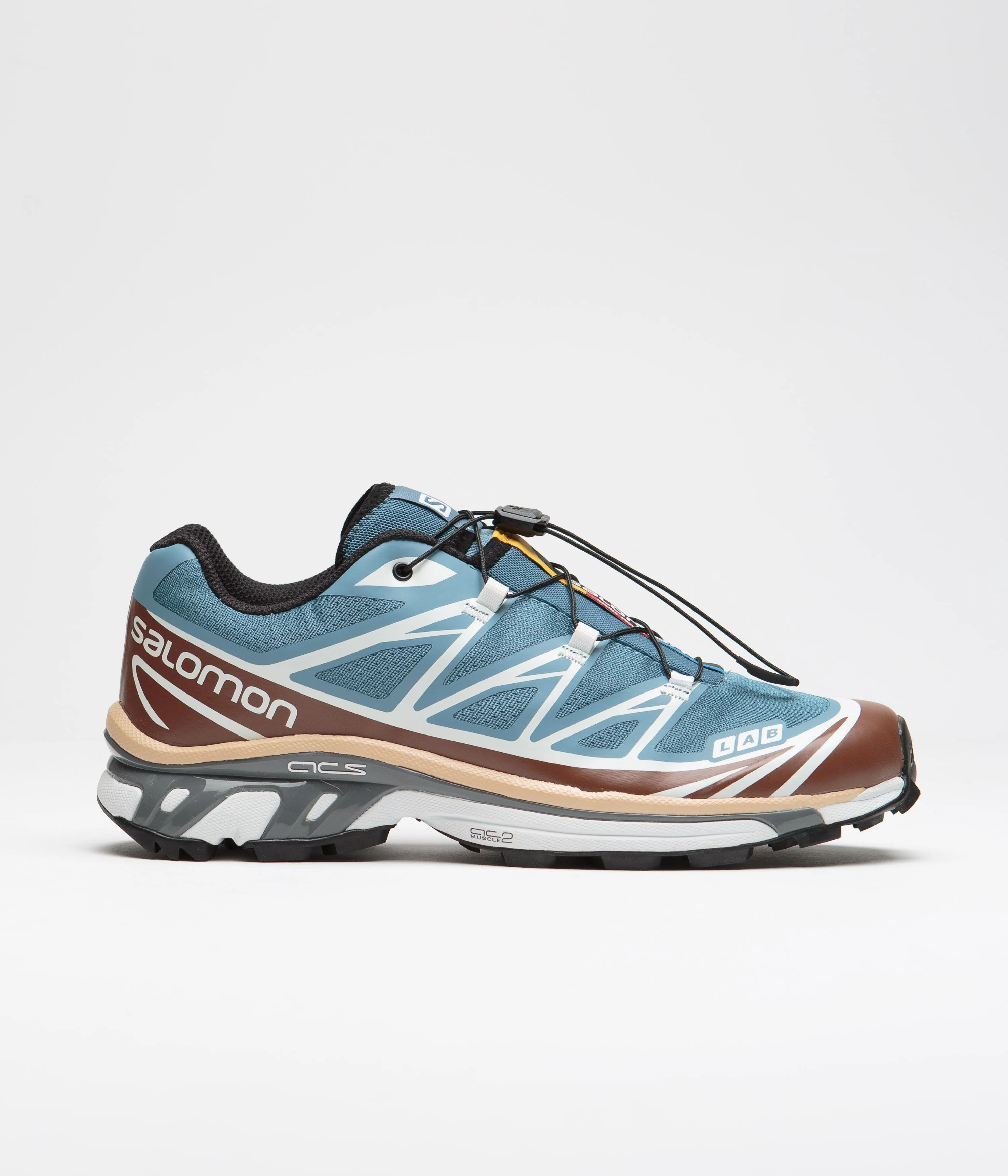 Salomon XT-6 Shoes - Aegean Blue / Tortoise Shell / Hazelnut