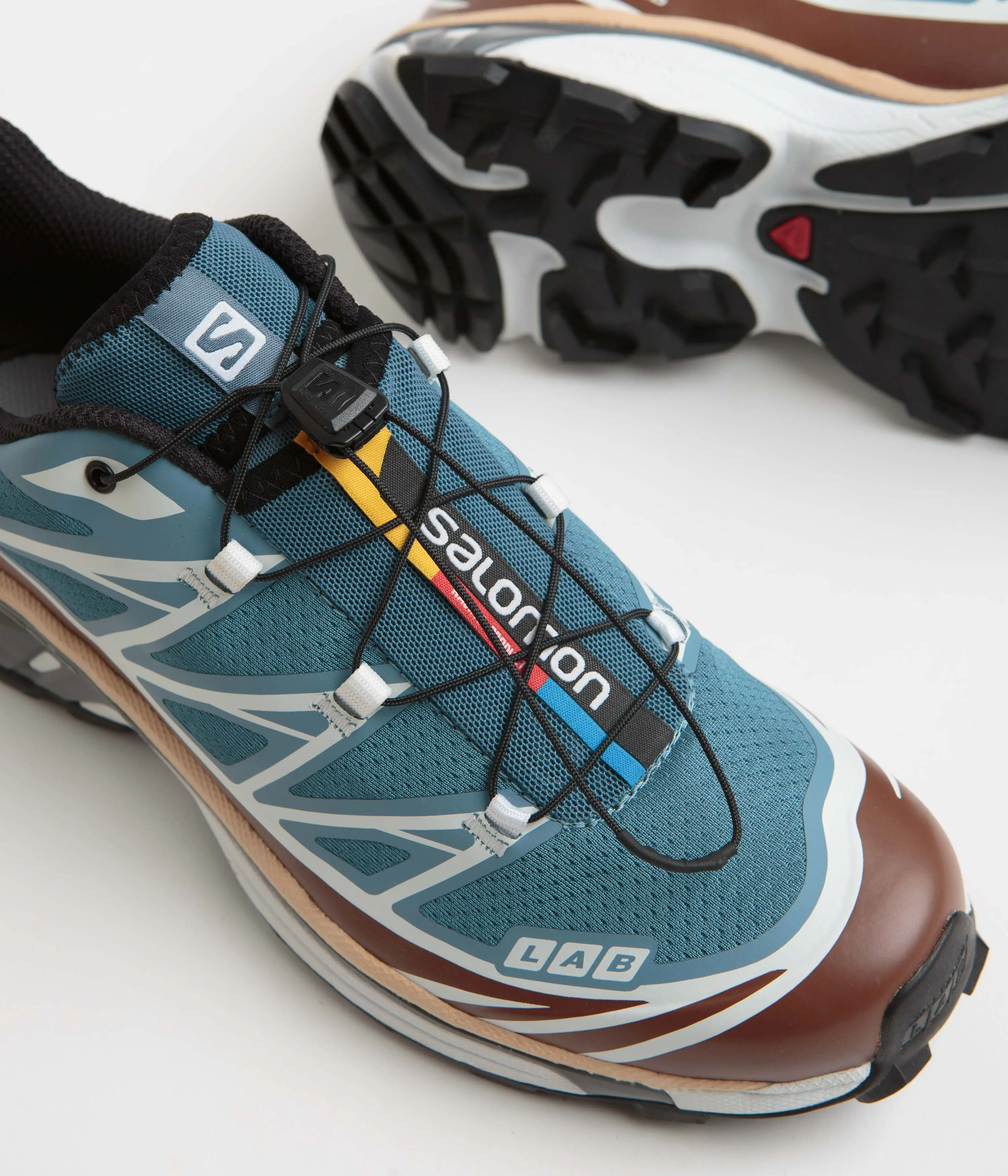 Salomon XT-6 Shoes - Aegean Blue / Tortoise Shell / Hazelnut