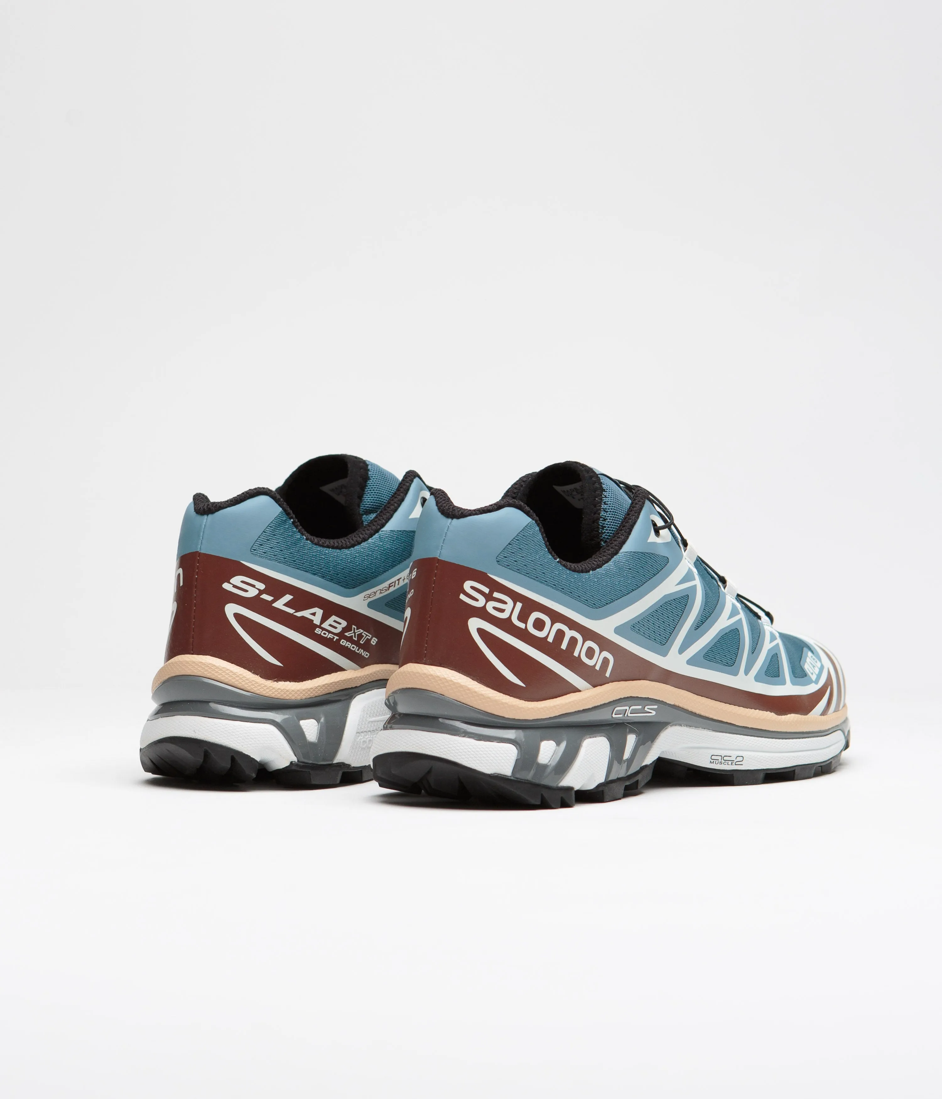 Salomon XT-6 Shoes - Aegean Blue / Tortoise Shell / Hazelnut