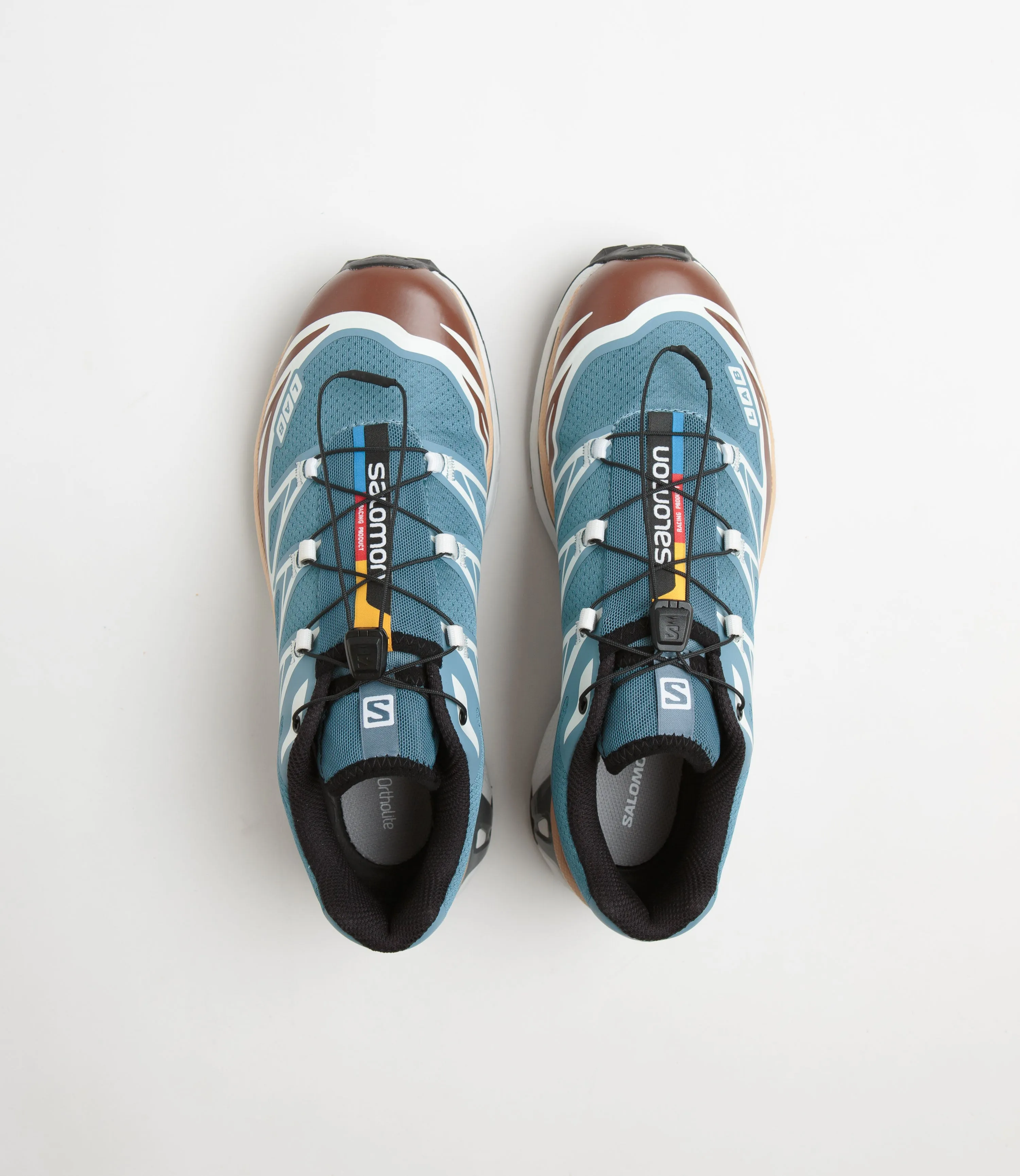 Salomon XT-6 Shoes - Aegean Blue / Tortoise Shell / Hazelnut